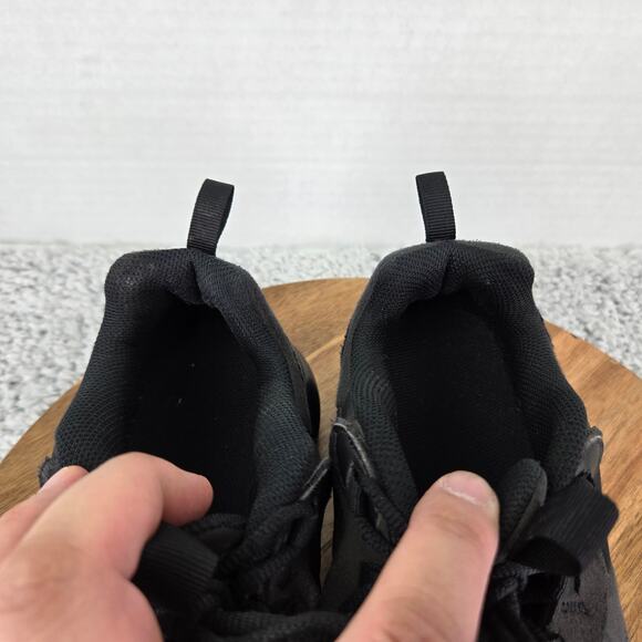 Nike Air Max 270 React Triple Black GS Gym Athletic Sneakers Kids 5y BQ0103-004 - Picture 10 of 11